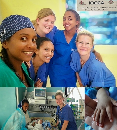 Christophorus-Kliniken Pflegefachkraft Tanja Lammering zum dritten Mal in Eritrea herzkranke Kinder