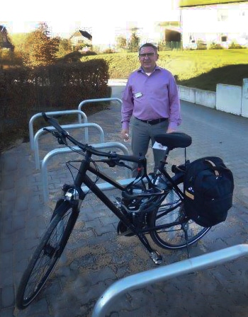 Fahrradtstander an Christophorus Kliniken in Nottuln Foerderverein