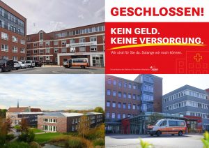 Christophorus Gruppe Christophorus Kliniken GKV-Spargesetze Protestaktion Symbolische Schließung