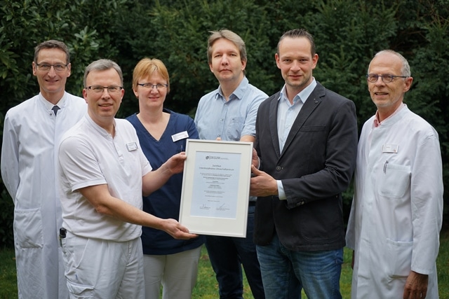 Christophorus-Kliniken Auszeichnung als Interdiszipinäres DEGUM-Ultraschallzentrum als 2. Klinik Deutschlands
