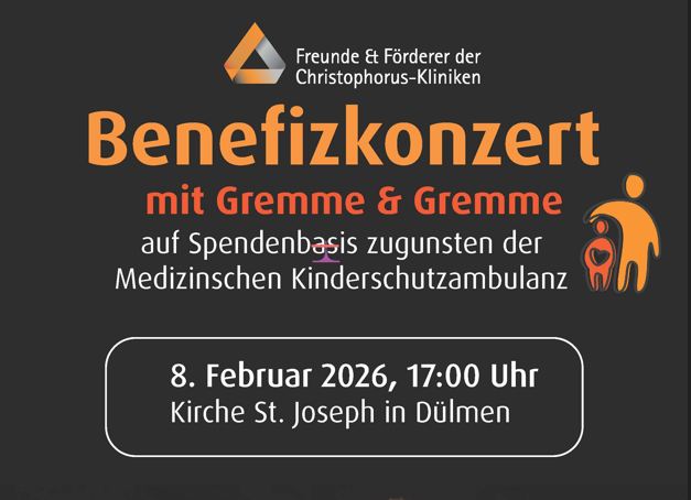 Förderverein lädt zum Benefizkonzert ein: Gremme & Gremme musizieren für Kinder in Not