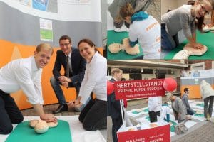 Messestand Herzstilstand Christophorus Klinik